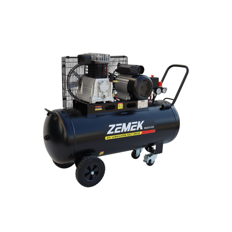 Zemek BH65-100 Αεροσυμπιεστής Λαδιού με Ιμάντα 3HP 100Lt 8Bar
