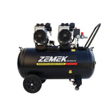 Zemek DOF1500x2-100 Αθόρυβος Αεροσυμπιεστής Χωρίς Λάδι με 2 Αντλίες 3.5HP 100Lt 8Bar