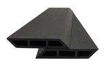 WPC Περίφραξης Διπλής Όψης 6050 Dark Grey 120x20mm 3.6mtr