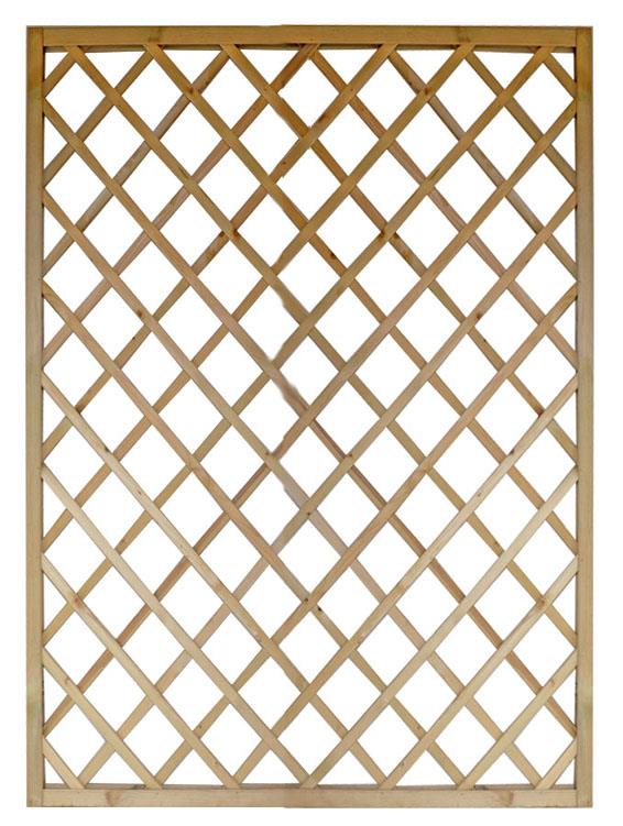 Καφασωτό Ξύλινο Ρόμβος 12x12 Ύψους 180cm 150cm x 180cm