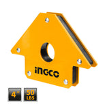 INGCO AMWH50041 Γωνιά Μαγνήτης Στήριξης Υλικών Για Ηλεκτροσυγκολλήσεις 4" 100mm 23kgr 50lbr