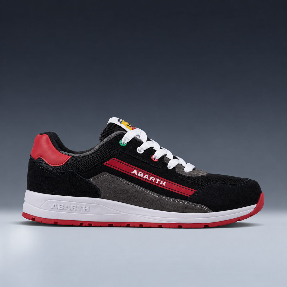 Abarth 595 Back Red S3S SRC Παπούτσια Ασφαλείας Εργασίας Χαμηλή Με ΜΗ Μεταλλική Προστασία