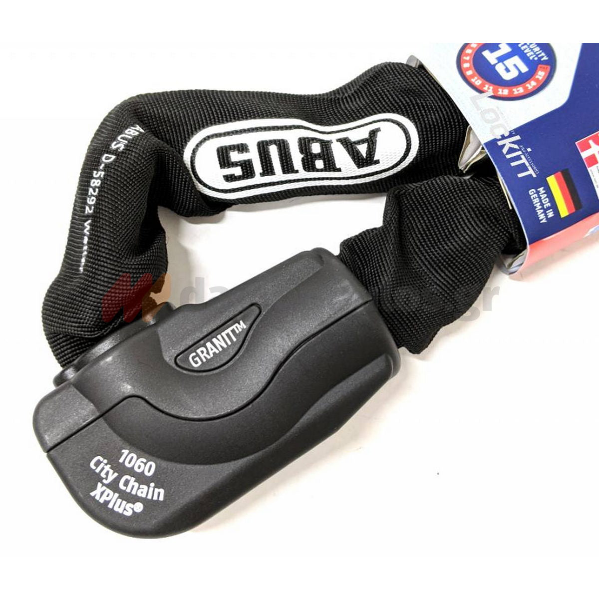 Abus 1060/170 GRANIT CityChain XPlus™ Κλειδαριά Μοτοσυκλέτας - Ποδηλάτου Αλυσίδας Με Κλειδί 170cm