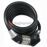 Abus 1450/185 Raydo Pro Κλειδαριά Ποδηλάτου Συρματόσχοινου Με Συνδυασμό 185cm