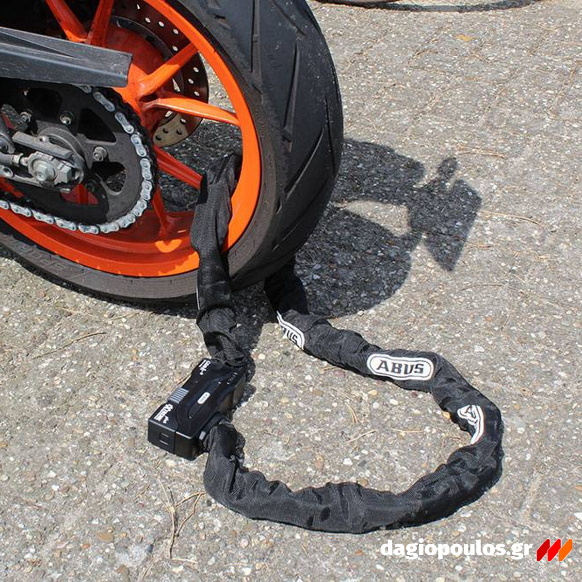 Abus 59/12HKS170 GRANIT™ Extreme XPlus™ Κλειδαριά Μοτοσυκλέτας - Ποδηλάτου Αλυσίδας Με Κλειδί 170cm