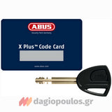 Abus 67/105 HB50 GRANIT™ Power XS Κλειδαριά Μοτοσυκλέτας Δισκόφρενου ΚΟΚΚΙΝΗ
