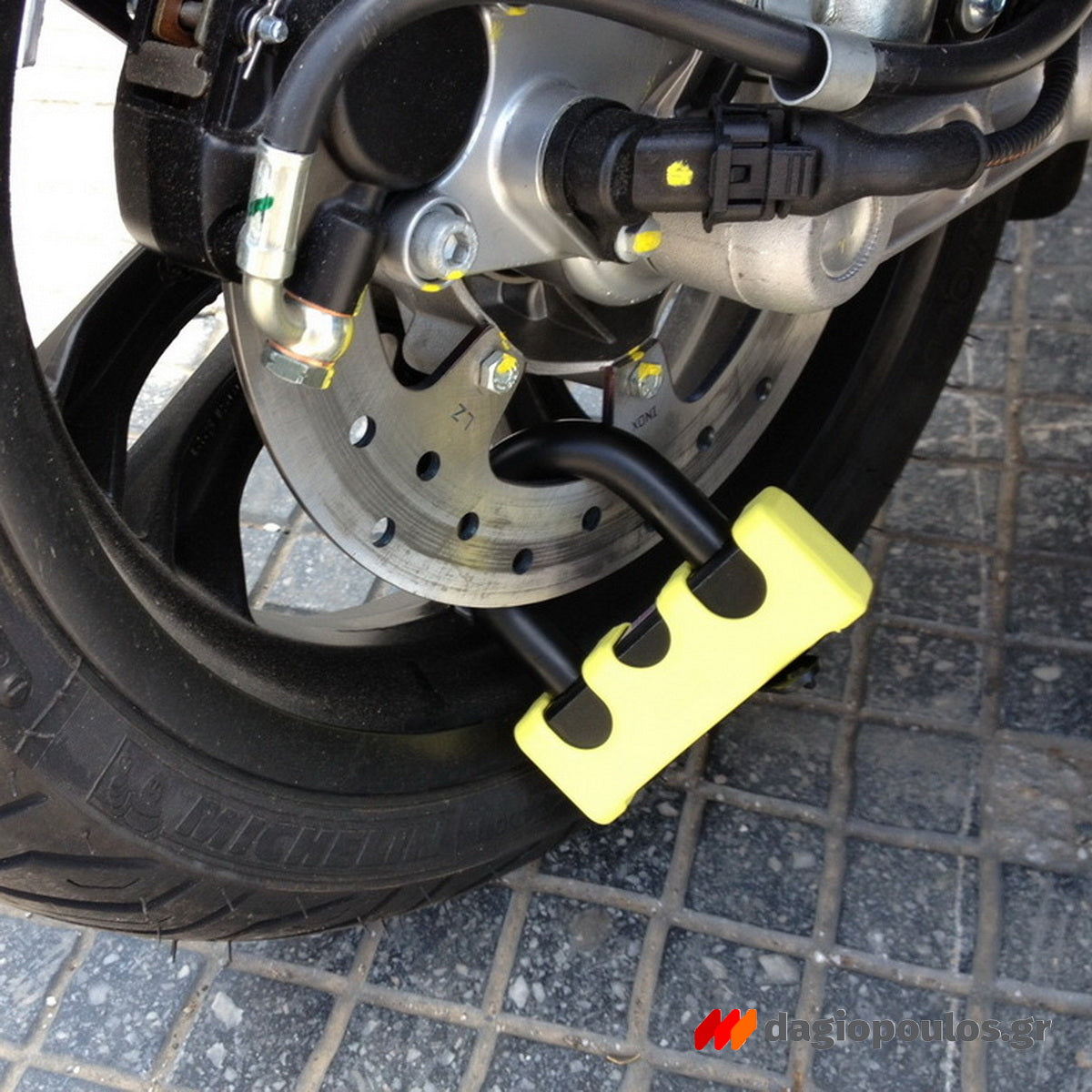Abus 67/105 HB50 GRANIT™ Power XS Κλειδαριά Μοτοσυκλέτας Δισκόφρενου ΚΟΚΚΙΝΗ