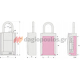 Abus 777 KeyGarage Κλειδοθήκη Ασφαλείας Κρεμαστή Με Πληκτρολόγιο