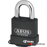 Abus 83WP/63 Λουκέτο Ατσάλινο Υψηλής Ασφαλείας Εξωτερικών Συνθηκών 63mm