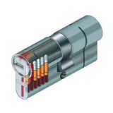 Abus D6 PSN Κύλινδρος Πόρτας Υπερασφαλείας Νίκελ