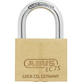 Abus EC 75/40 Λουκέτο Ορειχάλκινο Με Κλειδί Ασφαλείας 40mm