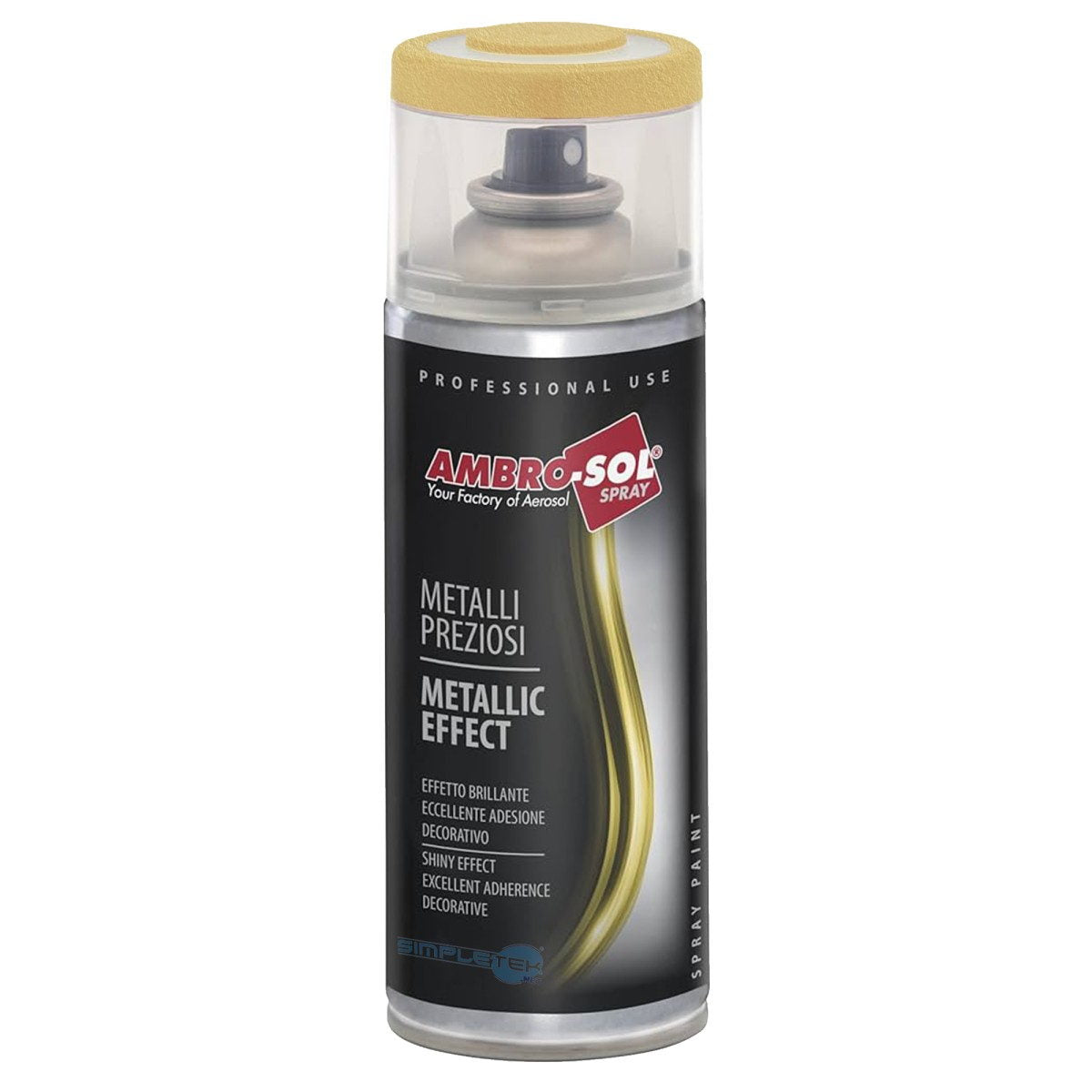 AmbroSol Spray Metallic Effect Μεταλλικό 400ml ΧΡΥΣΟ ΣΚΟΥΡΟ (RICH PALE - ORO RICCO PALLIDO)