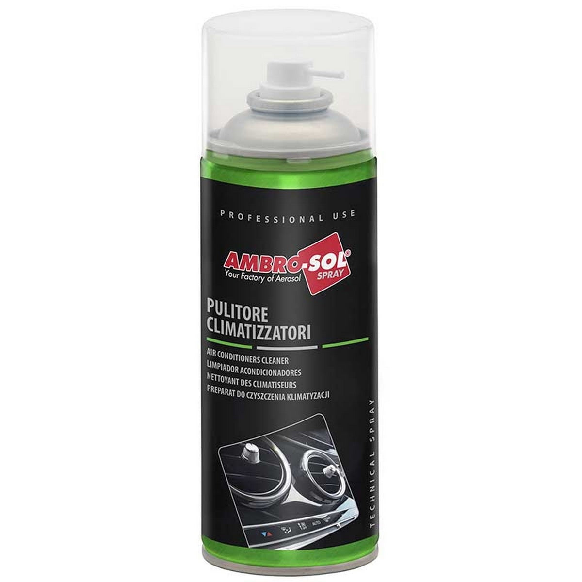 Ambrosol Pulitore Climatizzatori Spray Καθαρισμού Κλιματισμού Αυτοκινήτων 400ml