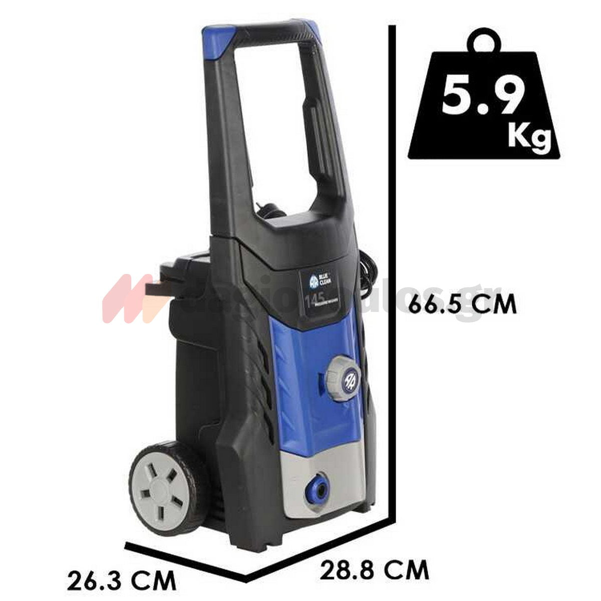 Annovi Reverberi 145 Series 1 15680 Πλυστικό Ρεύματος Υψηλής Πίεσης 120bar 390Ltr/hr