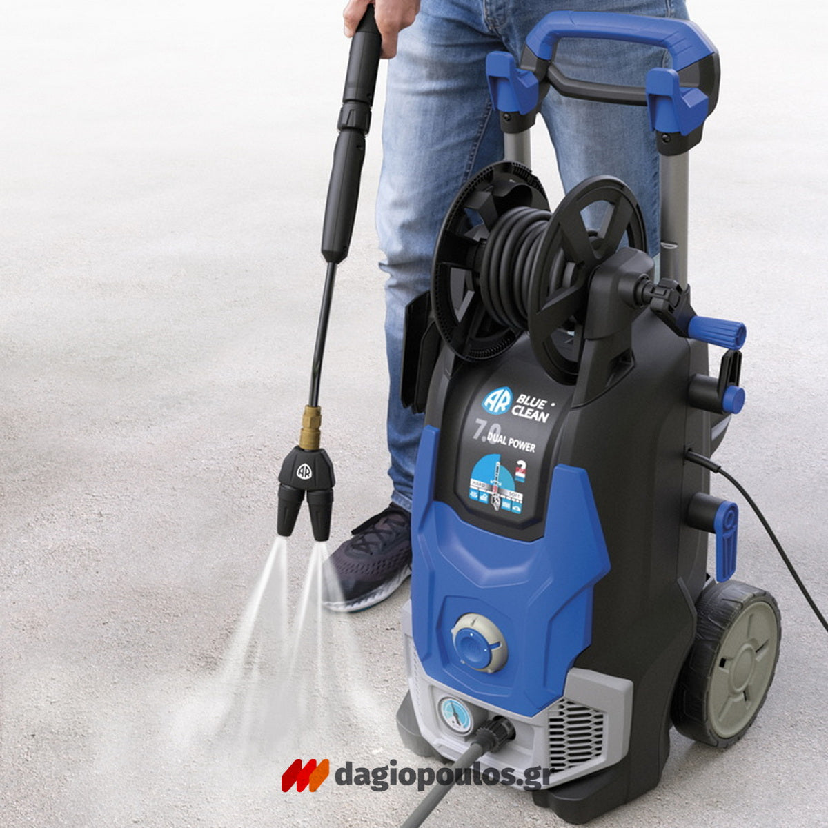Annovi Reverberi 7.0 Dual Power DPS Series 15343 Πλυστικό Ρεύματος Υψηλής Πίεσης 160Bar 700Ltr/hr