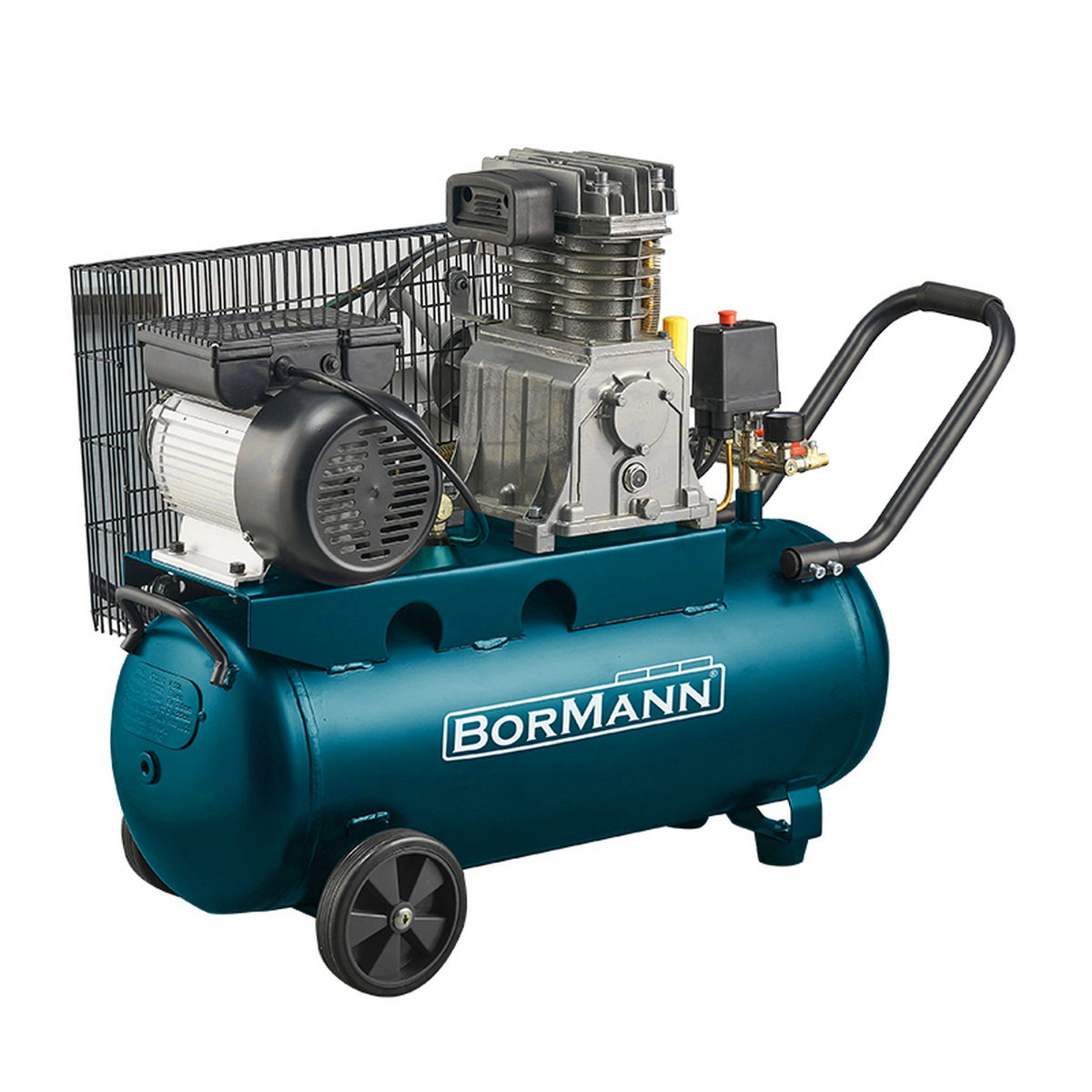 BORMANN BAT5016 Αεροσυμπιεστής (Κομπρεσέρ) Με Ιμάντα 3.0Hp 100Ltr