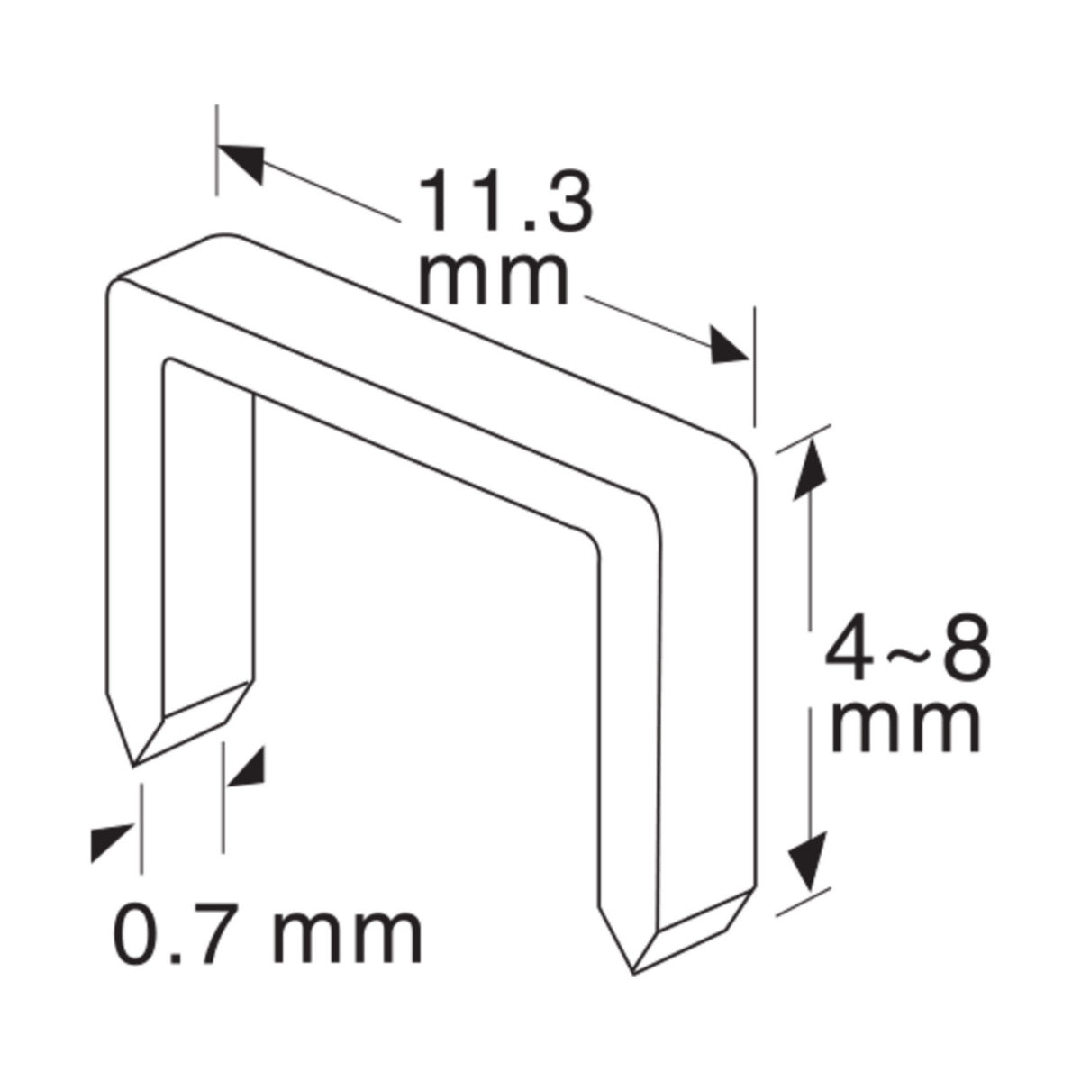 FFG 22969 S53 Καρφωτικό Χειρός Για Δίχαλα 4-8mm