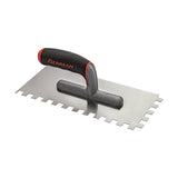 Benman 70991 Eπαγγελματικό Μυστρί Spatula Με Δόντι Ανοξείδωτη Με Ελαστική Λαβή 12x12mm