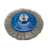 Benman 72409 Βούρτσα Συρμάτινη (Συρματόβουρτσα) Γωνιακού Τροχού Με Κούρμπα (Κυρτή) M14 115mm ΑΝΟΞΕΙΔΩΤΗ