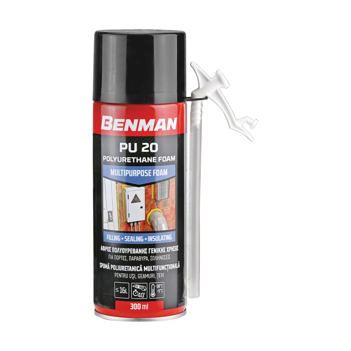 Benman PU17 Αφρός Πολυουρεθάνης Χειρός 300ml