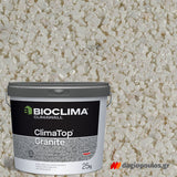 Bioclima ClimaTop Granite Ακρυλικό Παστώδες Διακοσμητικό Τελικό Επίχρισμα 25kgr BC200 AEGEAN WHITE