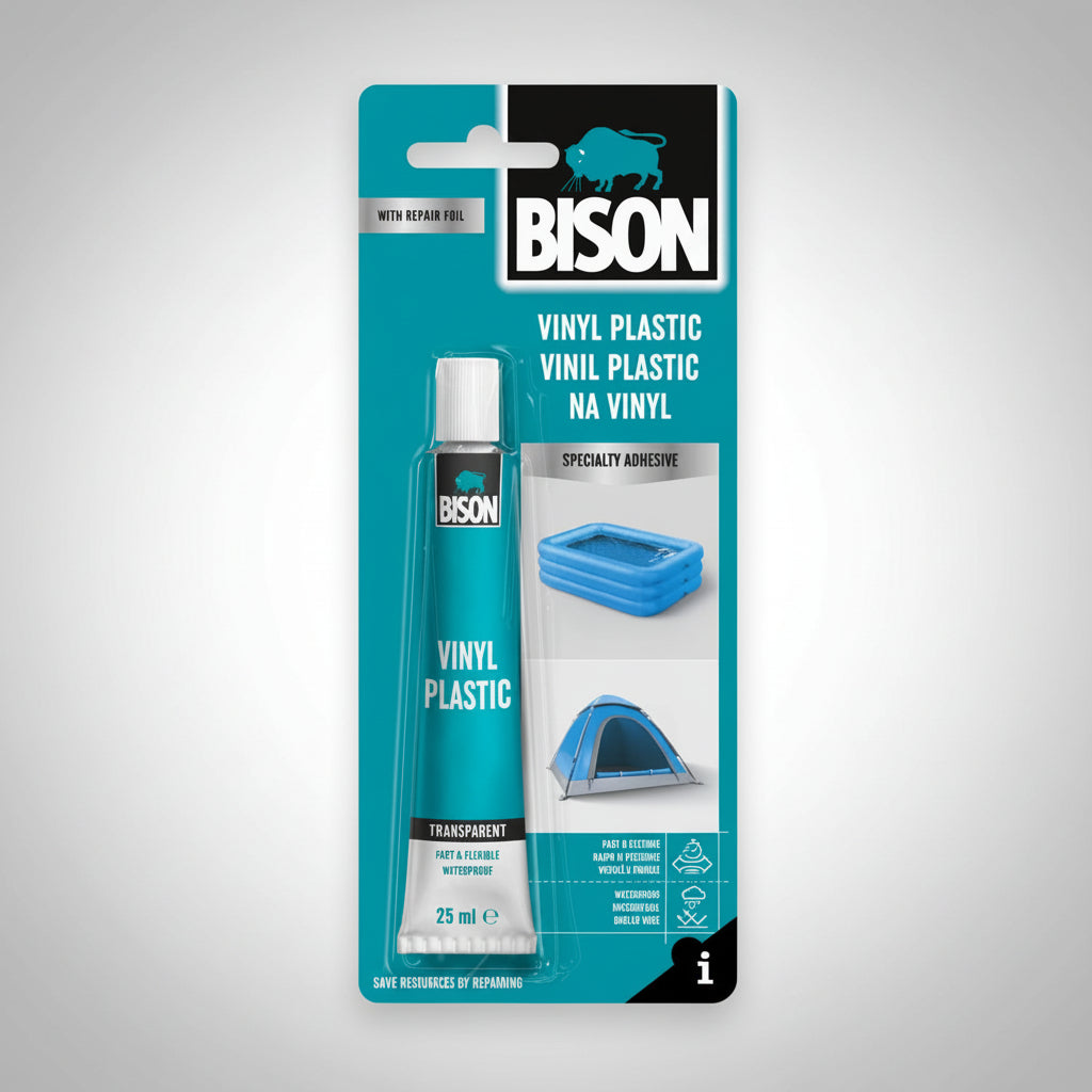 Bison Vinyl Plastic Κόλλα Βινυλικών & Μαλακών Πλαστικών 25ml