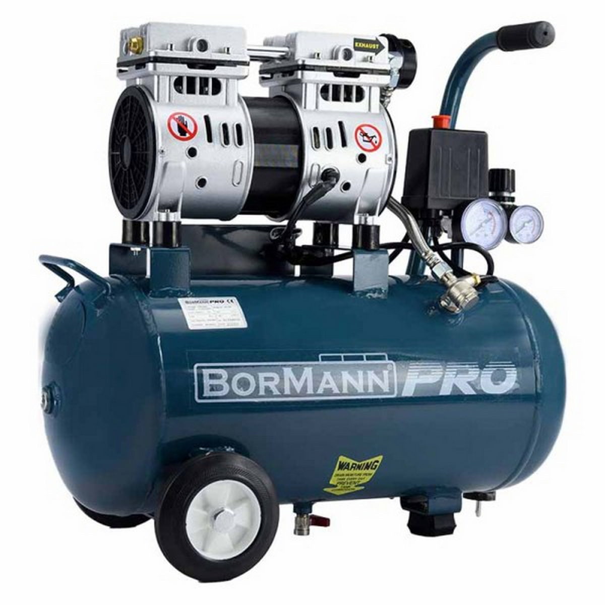 BORMANN Pro BAT5080 Αεροσυμπιεστής (Κομπρεσέρ) Μονομπλόκ 0.75Hp 25Ltr