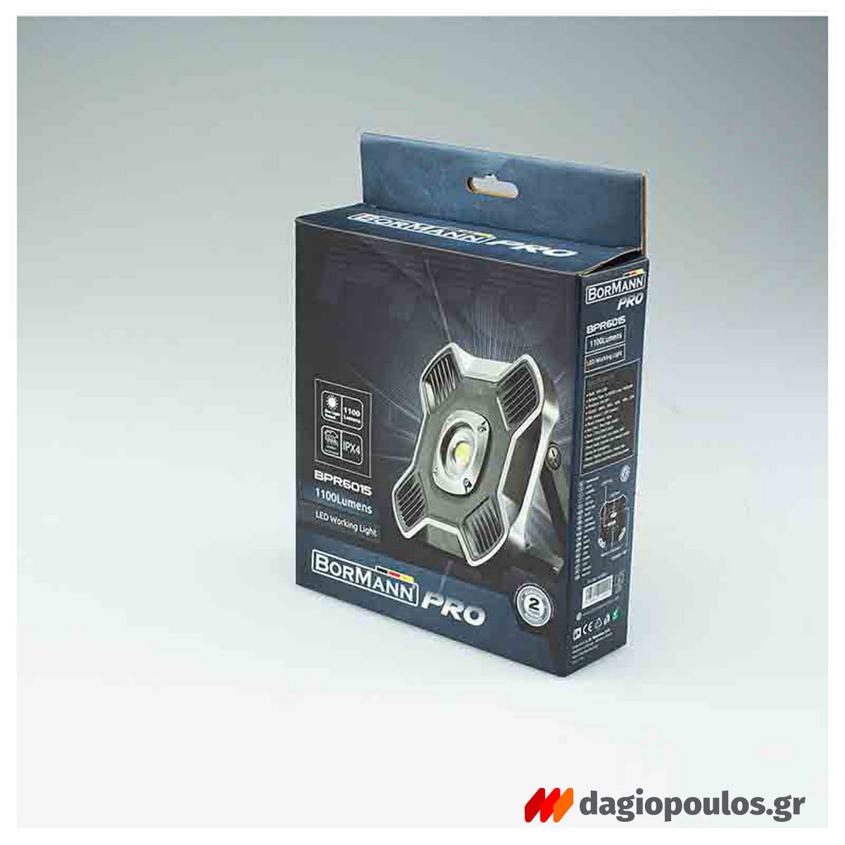 Bormann Pro BPR6015 Προβολέας Εργασίας Led Επαναφορτιζόμενος 10W 1100 Lumens