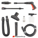 BORMANN Pro BPW3130 Πλυστικό Υψηλής Πίεσης 1600W 130Bar Και Σκούπα Υγρών Στερεών 800W