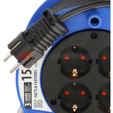 Brennenstuhl Garant Kompakt 1079180004 IP20 Μπαλαντέζα Ρεύματος Σε Καρούλι Με Καλώδιο H05VV-F 3G1,5 x 15mtr