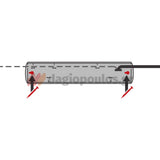 Brennenstuhl Primera-Line 1153390120 Πολύμπριζο Με 2 Διακόπτες 10 Θέσεων Ασημί