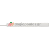Brennenstuhl Eco-Line Πολύπριζο 8 Θέσεων Με Διακόπτη Λευκό