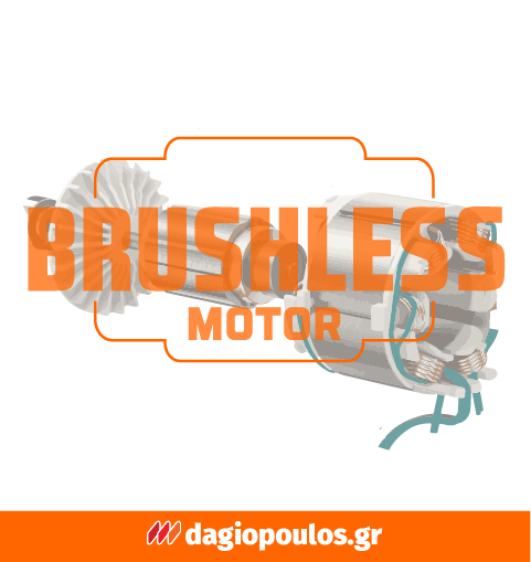DeWalt DCN890P2-QW Brushless Καρφωτικό Μπετού Μπαταρίας 18V Li-Ion Με 2 Μπαταρίες 5.0Ah & Βαλίτσα