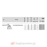 Cisa 60150 Μηχανισμός Επαναφοράς Θυρών (Σούστα) Μπουκάλα Ρυθμιζόμενος 60Kg ΑΣΗΜΙ