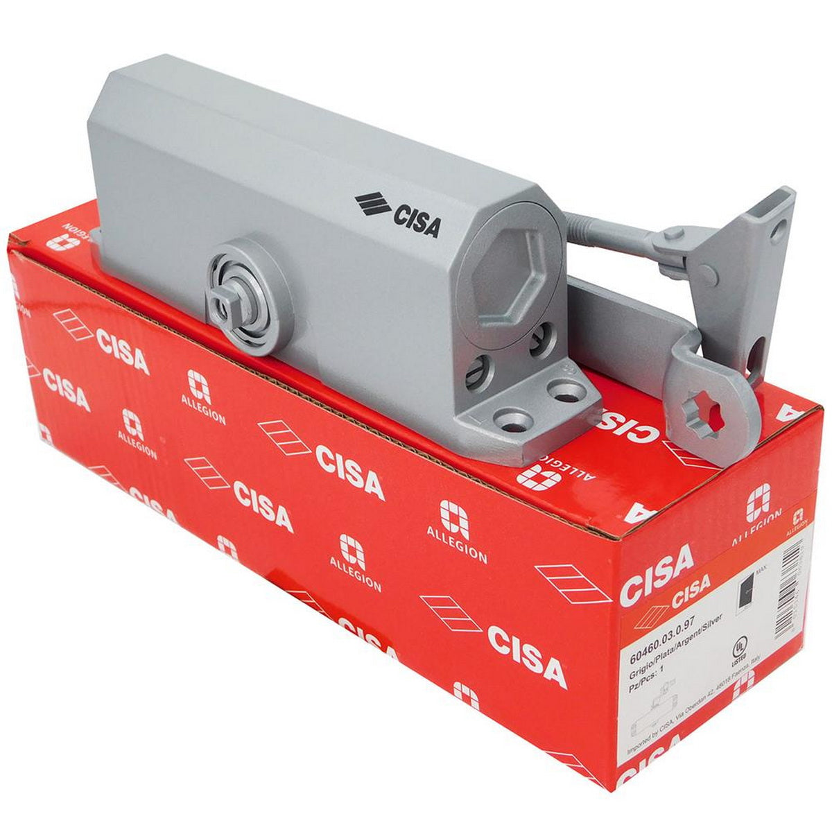 Cisa 60470 Μηχανισμός Επαναφοράς Θυρών (Σούστα) Ρυθμιζόμενος 80Kg ΑΣΗΜΙ