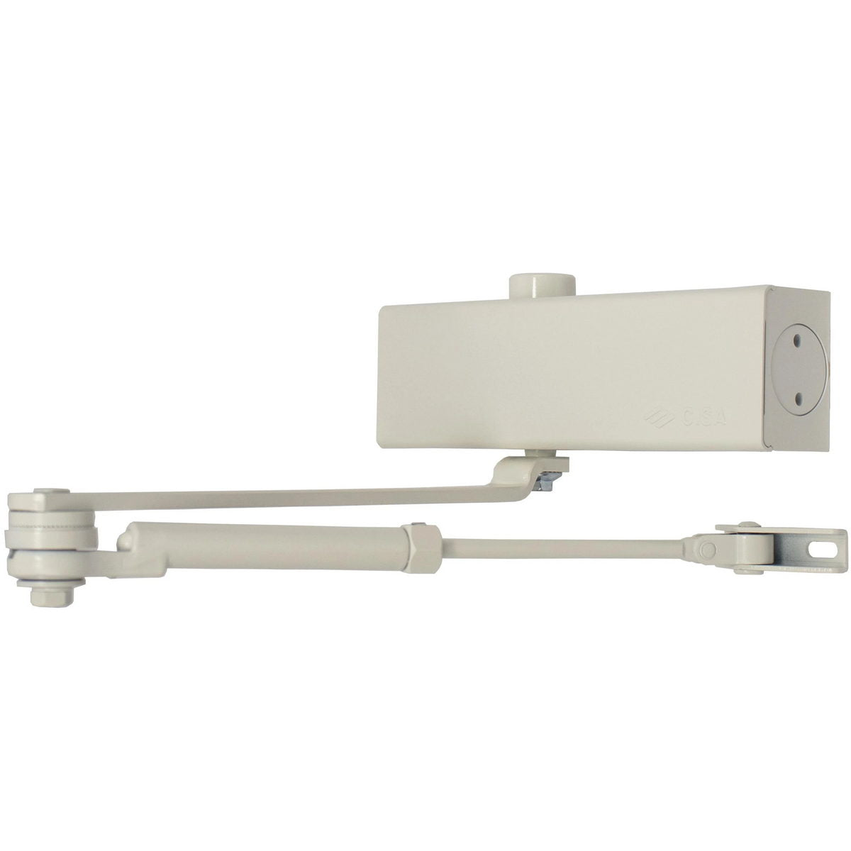 Cisa C1510 Μηχανισμός Επαναφοράς Θυρών (Σούστα) Ρυθμιζόμενος 80Kg ΛΕΥΚΟΣ