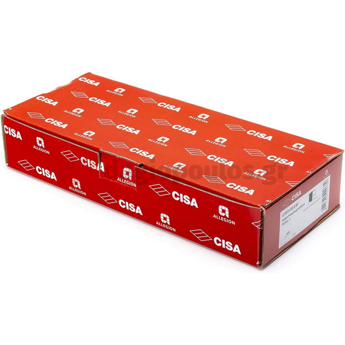 Cisa C1511 Μηχανισμός Επαναφοράς Θυρών (Σούστα) Ρυθμιζόμενος 80kg Με Στοπ ΑΣΗΜΙ