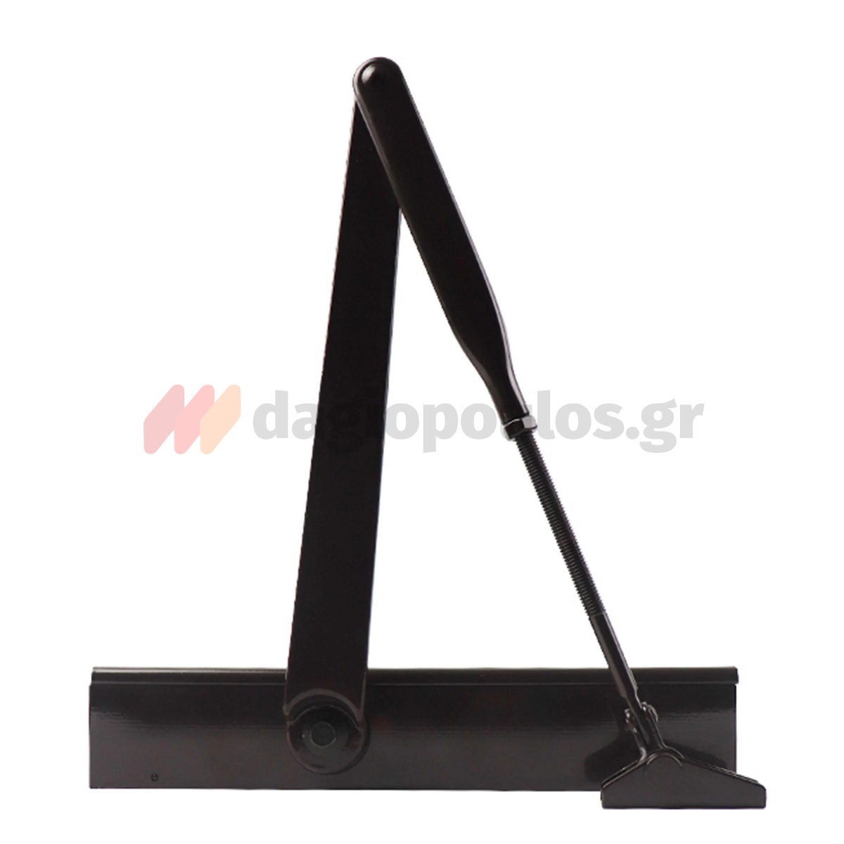 Cisa C1610 Μηχανισμός Επαναφοράς Θυρών (Σούστα) Ρυθμιζόμενος 80kg Με Στοπ ΜΑΥΡΟΣ