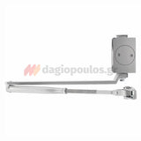Cisa C1610 Μηχανισμός Επαναφοράς Θυρών (Σούστα) Ρυθμιζόμενος 80kg Με Στοπ ΑΣΗΜΙ
