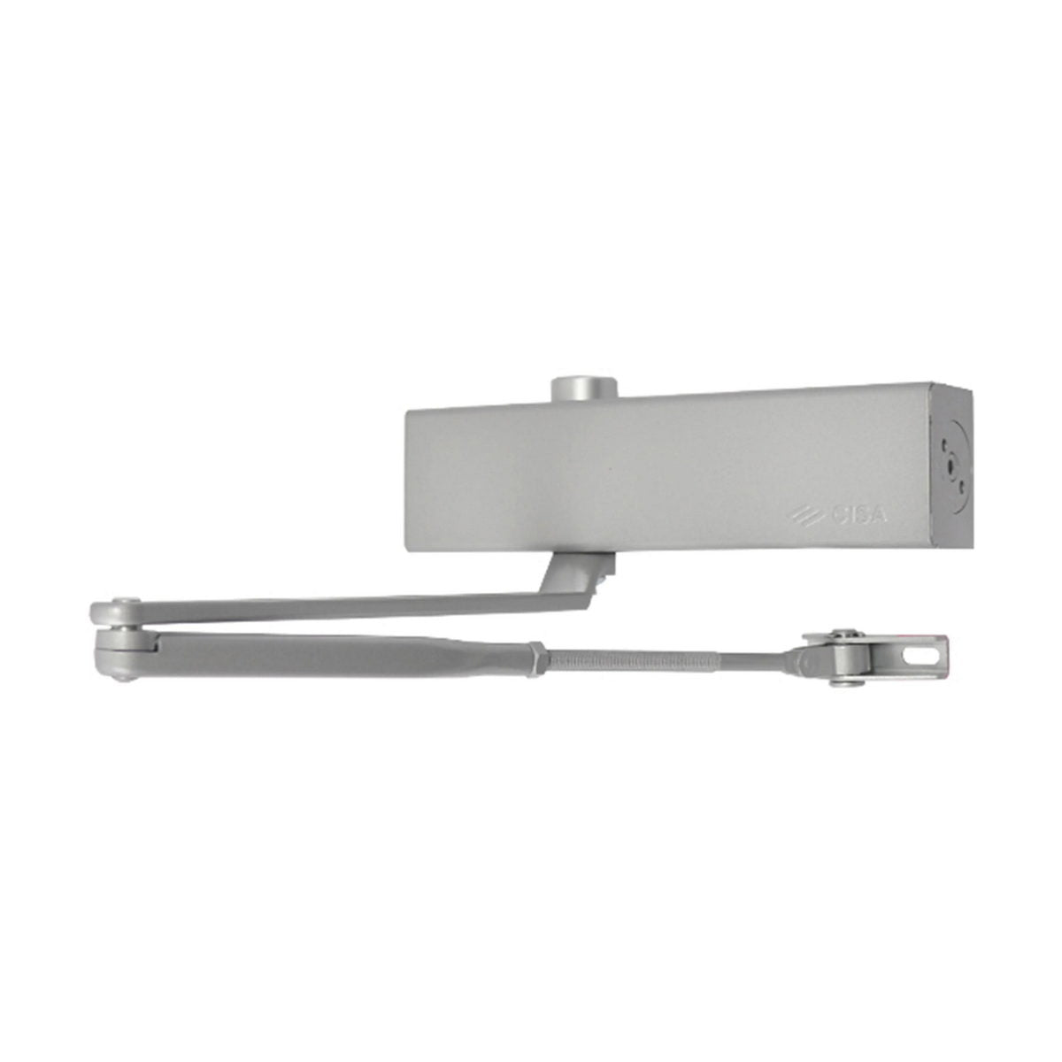 Cisa C1610 Μηχανισμός Επαναφοράς Θυρών (Σούστα) Ρυθμιζόμενος 80kg Με Στοπ ΑΣΗΜΙ