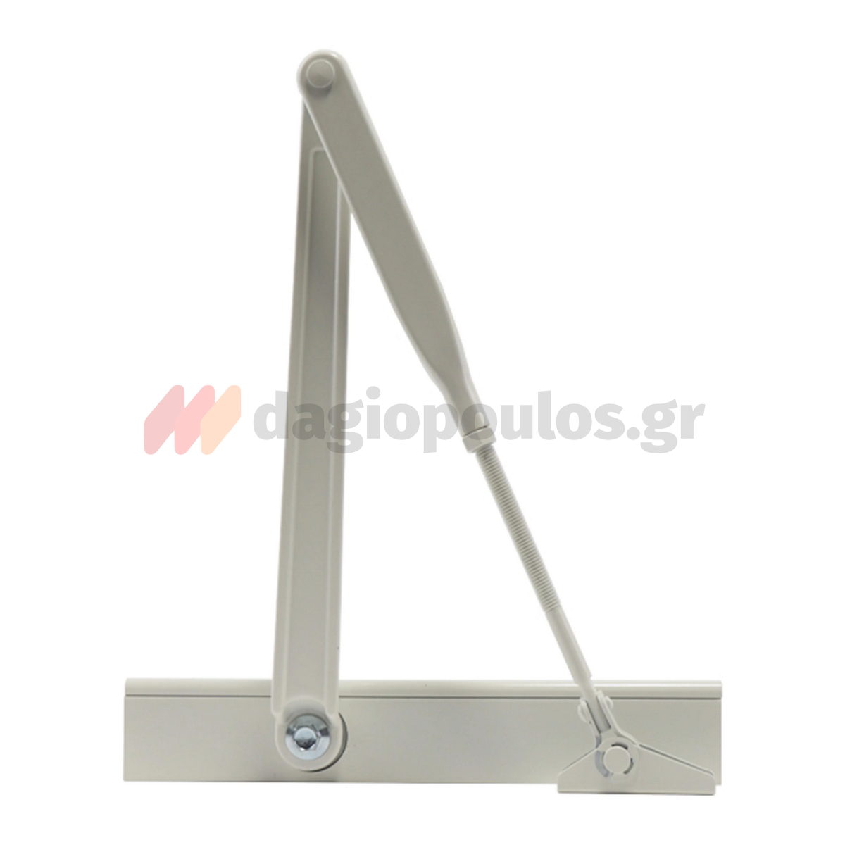 Cisa C1610 Μηχανισμός Επαναφοράς Θυρών (Σούστα) Ρυθμιζόμενος 80kg Με Στοπ ΛΕΥΚΟΣ
