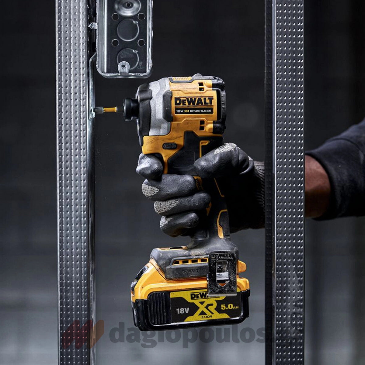 DeWalt DCK2050E2T-QW Brushless Συλλογή Κρουστικό Δραπανοκατσάβιδο & Παλμικό Κατσαβίδι 18V Li-Ion Με 2 Μπαταρίες 1.7Ah & Βαλίτσα T-Stak