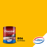 Vitex Cimentol Ακρυλικό Τσιμεντόχρωμα Διαλύτη 806 Κίτρινο