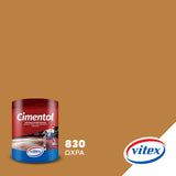 Vitex Cimentol Ακρυλικό Τσιμεντόχρωμα Διαλύτη 830 Ώχρα