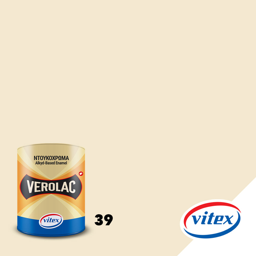 Vitex Verolac Αλκυδικό Χρώμα Διαλυτικού Για Ξύλα & Μέταλλα 750ml 39