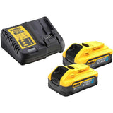 DeWalt DCK2050H2T-QW Brushless Συλλογή Κρουστικό Δραπανοκατσάβιδο & Παλμικό Κατσαβίδι 18V Li-Ion Με 2 Μπατ.5.0Ah - Φορτιστή - Βαλίτσα T-Stak