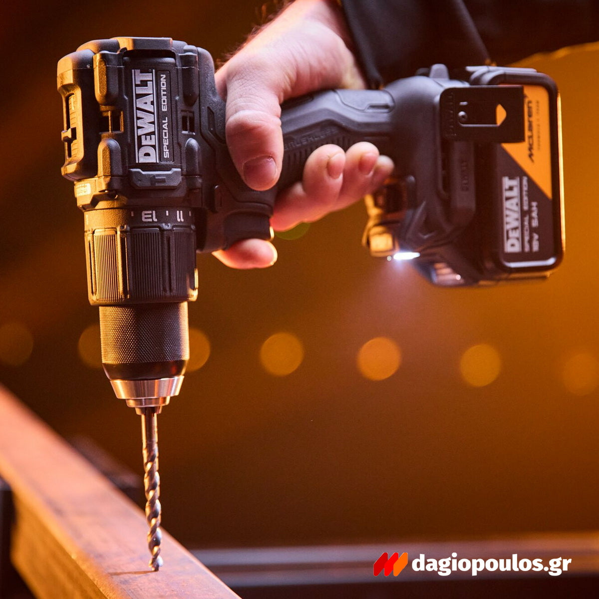 DeWalt McLaren DCK2223MP2T-QW Σετ Κρουστικό Δραπανοκατσάβιδο & Γωνιακός Τροχός 18V XR Με 2 Μπατ.5.0Ah-Βαλίτσα Μπαούλο T-Stak