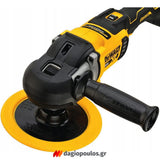 DeWalt DCM849N-XJ Brushless Αλοιφαδόρος Στιλβωτής Μπαταρίας 18V Li-Ion 180mm SOLO Ρυθμιζόμενος