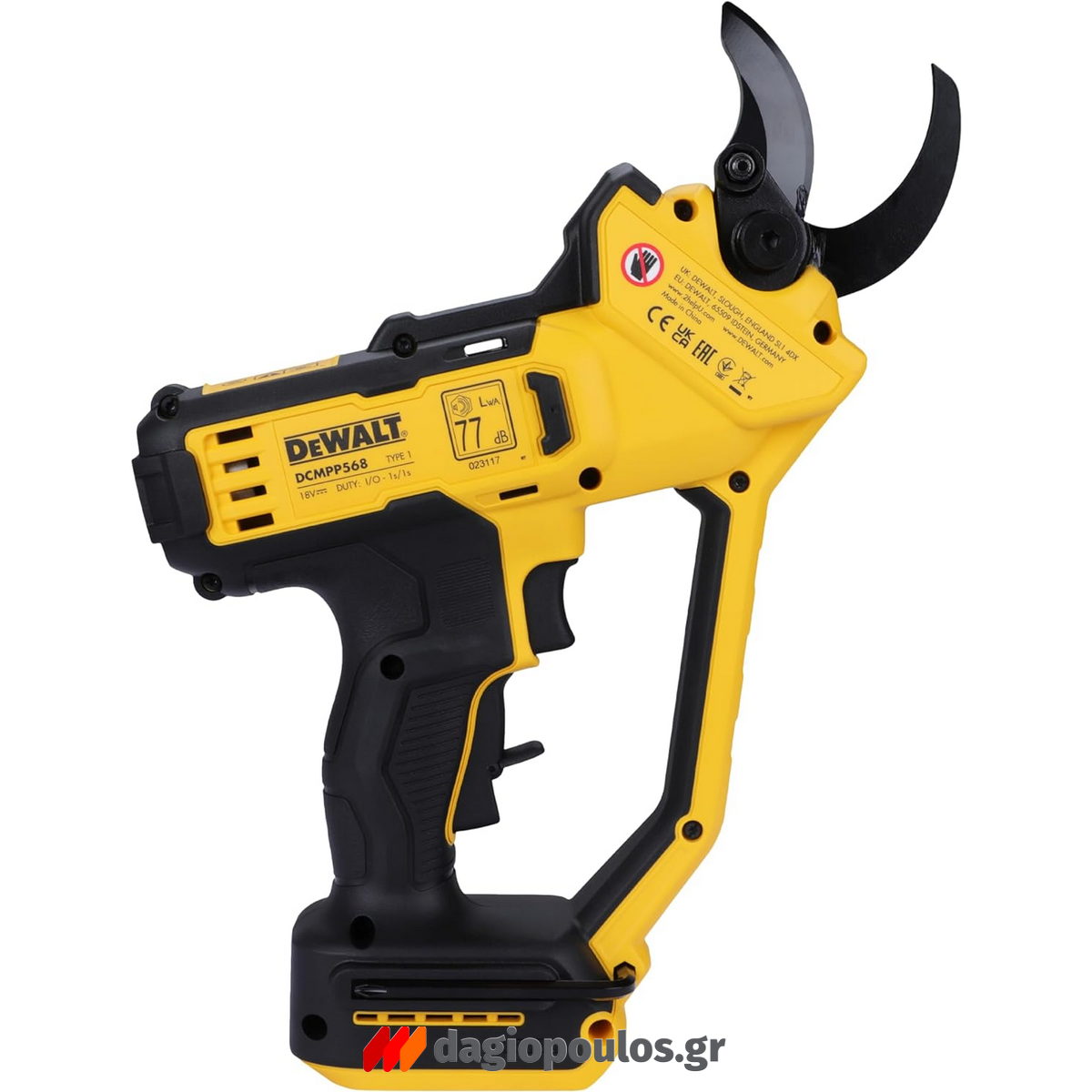 DeWalt DCMPP568N-XJ Brushless Ψαλίδα Κλαδέματος (Κλαδευτήρι) Μπαταρίας 18V Li-Ion SOLO
