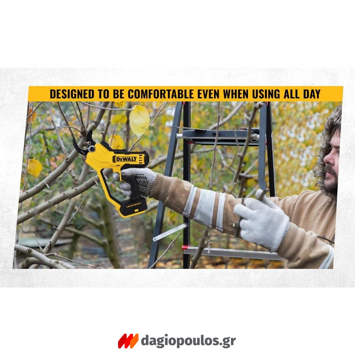 DeWalt DCMPP568N-XJ Brushless Ψαλίδα Κλαδέματος (Κλαδευτήρι) Μπαταρίας 18V Li-Ion SOLO